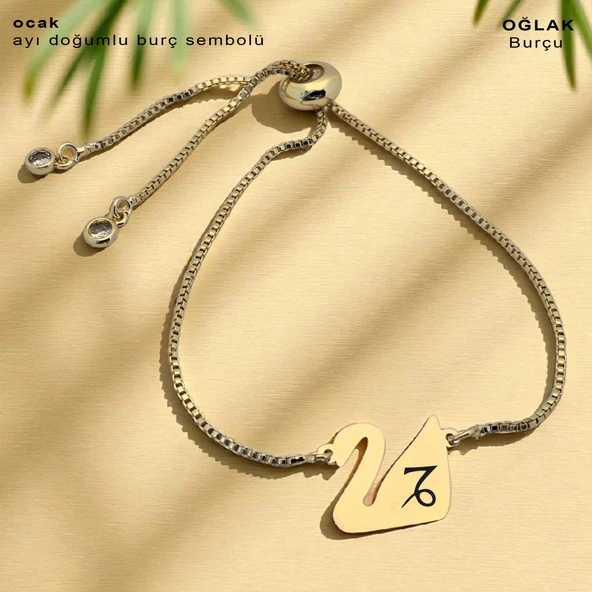14 Ayar Altın Plakalı Doğum Ayına Özel Altın Renkli Zincirli Kuğu Kuşu Motifli Hediye Bileklik-599 ürün görseli