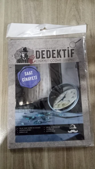 DEDEKTİF CİNAYET ÇÖZME OYUNU SAAT CİNAYETİ ürün görseli