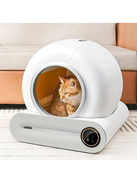 Yasomi Smart Cat Cleaner 65L Hacim 9L Kapasiteli ve Wifi Uygulama Bağlantılı Kedi Tuvaleti - Resim 2