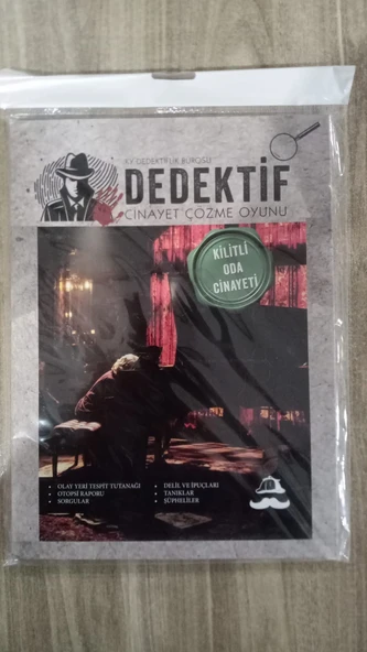 DEDEKTİF CİNAYET ÇÖZME OYUNU KİLİTLİ ODA CİNAYETİ ürün görseli