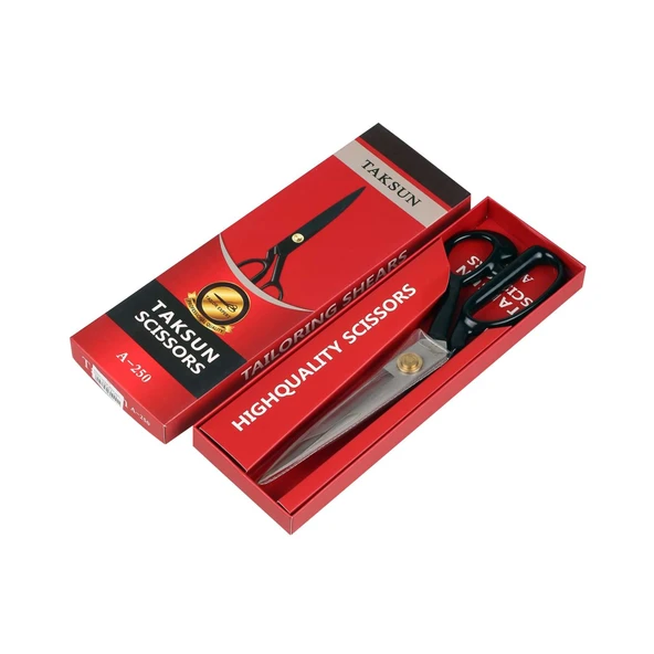 Siyah Saplı Kutulu Terzi Makası A-255 30 CM ürün görseli