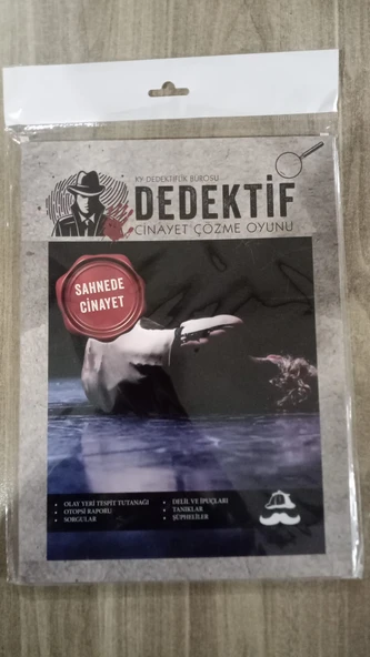 DEDEKTİF CİNAYET ÇÖZME OYUNU SAHNEDE CİNAYET ürün görseli