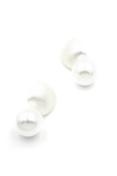 İncili Küpe - Gümüş - 2