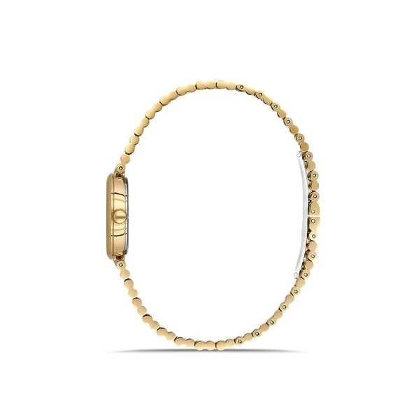 Momentus CW313G-08SG Çelik Kasa 3 ATM Su Geçirmez Altın Renk Kadın Kol Saati - Resim 2