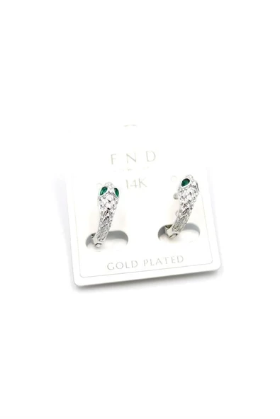 Yılan Küpe - Gümüş