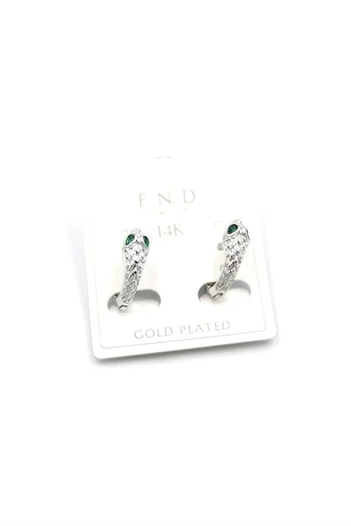 Yılan Küpe - Gümüş - 2