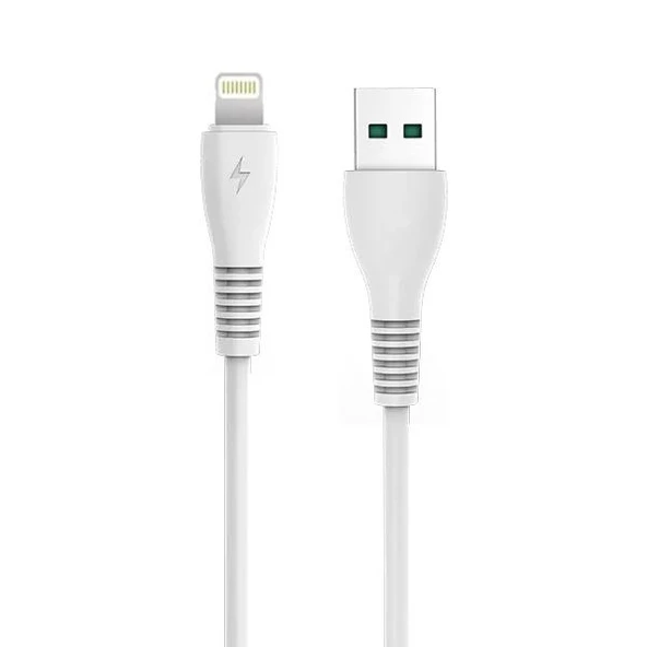 Fio Plus FP04 Lightning Apple Hızlı Şarj Özellikli Akım Koruyuculu Şarj ve Data Kablosu 6A ürün görseli