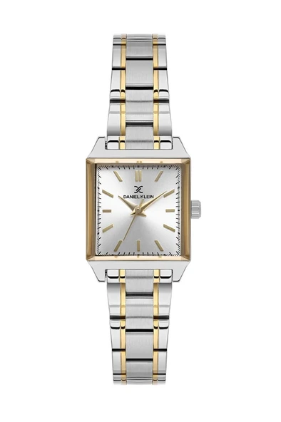 Daniel Klein DKE.1.10816-5 Kare Kadran Metal Kasa Metal kordon Metalik-Altın Renk Kadın Kol Saati ürün görseli 1