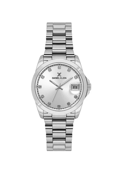 Daniel Klein DKE.1.10848-1 Taşlı Tasarım 3 ATM Suya Dayanıklı Metalik Renk Kadın Kol Saati