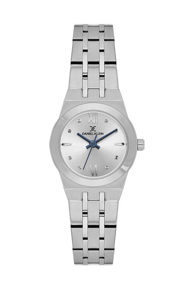 Daniel Klein DK.3.10059-1 Romen Rakamlı Taşlı Tasarım 3 Atm Suya Dayanıklı Metalik Renk Kadın Kol Saati