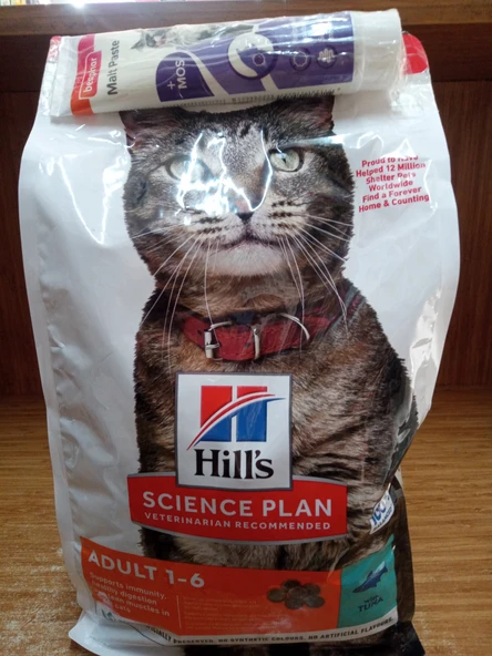 Hill's Ton Balıklı Yetişkin Kedi Maması 1,5 Kg ŞEKERSİZ MALT HEDİYELİ