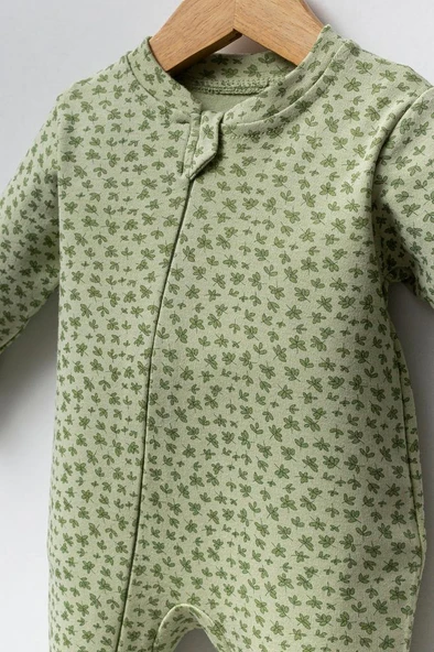 Bebitof %100 Pamuk Sevimli Sepetteki Ördek Desenli 10 Parça Kutulu Yenidoğan Hastane Çıkışı Zıbın Seti BBTF.YSL.10119 - 3