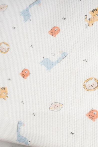 Bebitof %100 Pamuk Ormanın Sevimli Canlıları Desenli 10 Parça Kutulu Yenidoğan Hastane Çıkışı Zıbın Seti BBTF.EKR.10113 - 3