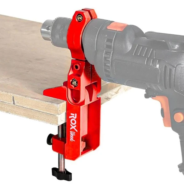 Rox Wood 0262 Tezgah Tipi Alüminyum Matkap Sabitleme Mengenesi - Resim 4