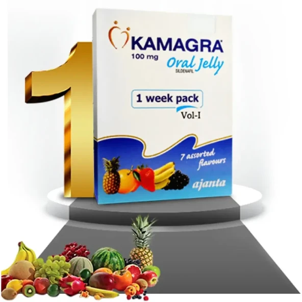 KAMAGRA100 Jel 1 Kutu 7 Li Orjinal Hindistan Menşeili Yurtdışı Ithal 100 Mg Meyveli Jelly KAMAGRA100 Vol 1 Oral Jel Sertleştirici ürün görseli