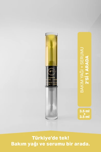 Kaş Kirpik Serumu Ve Yağı Uzatıcı Besleyici Güçlendirici E Vitamini & Hyalüronik Asit