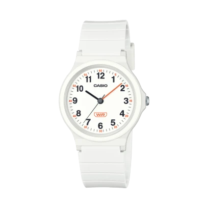 Casio LQ-24B-7BDF Silikon Kordonlu Beyaz Renk Kadın Kol Saati ürün görseli 1