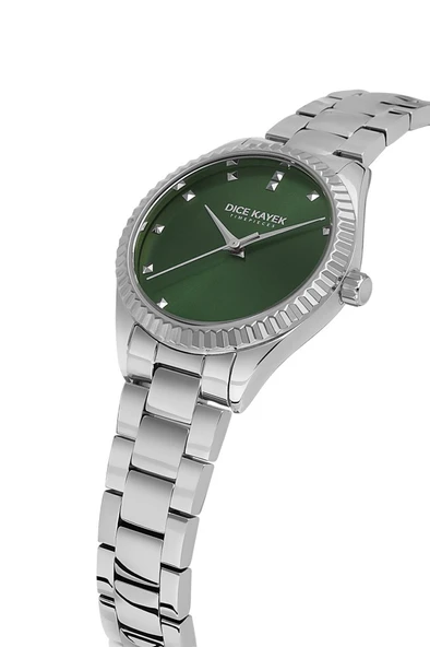 Dice Kayek DK.1.AG1402.02 Çelik Kordon Çelik Kasa 5 ATM Suya Dayanıklı Metalik Renk Kadın Kol Saati - 3