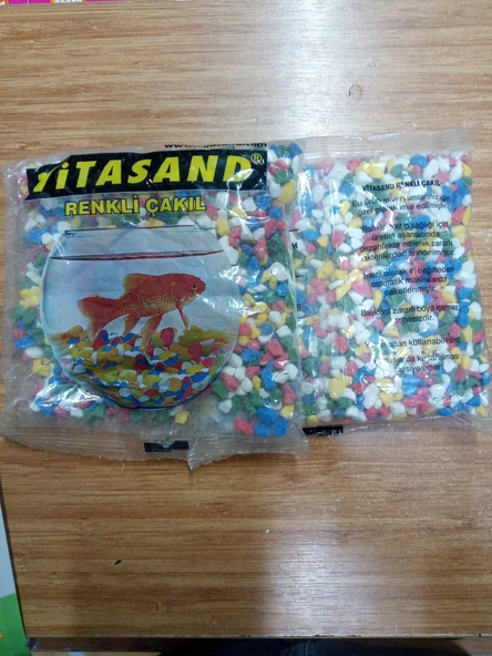 AKVARYUM İNCE TANELİ RENKLİ ÇAKIL