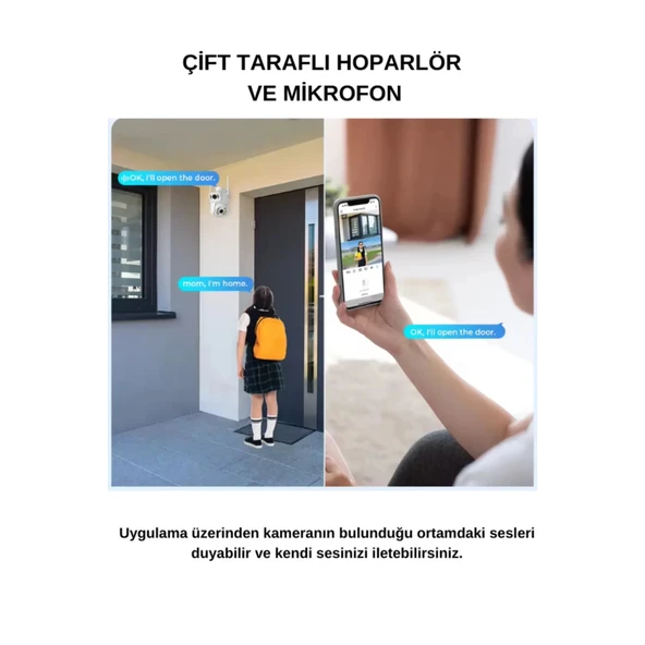 Ip Kamera 2+2 Mp 4mp 1080p Ultra Hd Hareketli Sensör Dış Ortam Ip Kamera Speed Dome Akıllı Ip Çift Kamera - 7