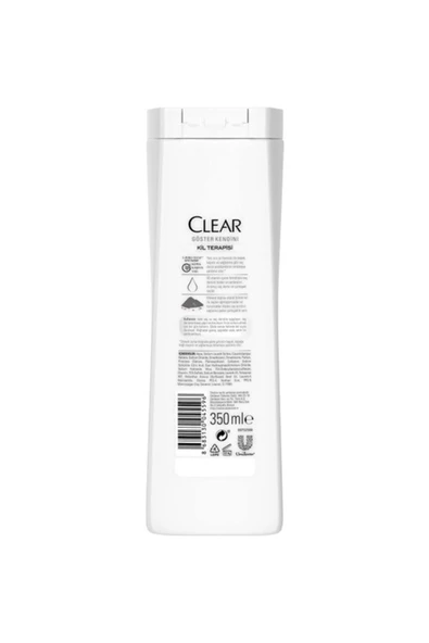 Clear Women Kepeğe Karşı Şampuan Kil Terapisi 350 ml - Resim 8