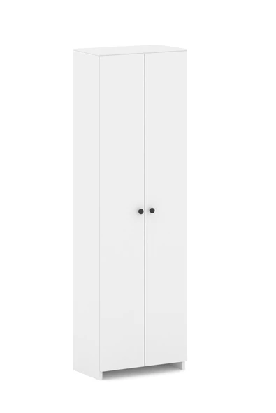 Liza Beyaz Çok Amaçlı 2 Kapaklı Dolap - 3
