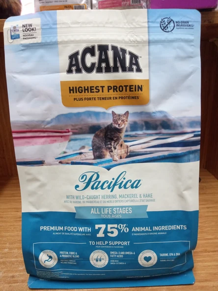 Acana Pacifica Cat Tahılsız Balıklı Kedi Maması 1,8 Kg - 1