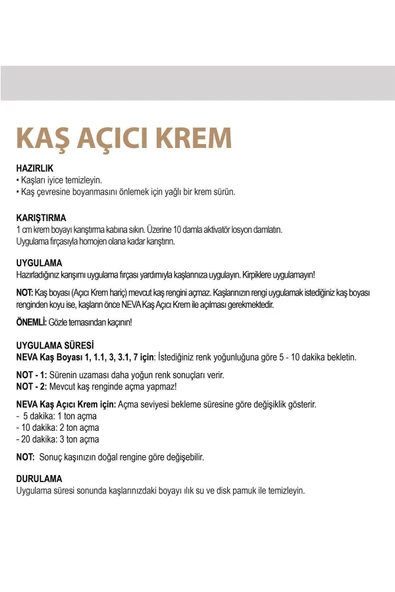 Neva Kaş Açıcı Krem Seti (vegan) - 3