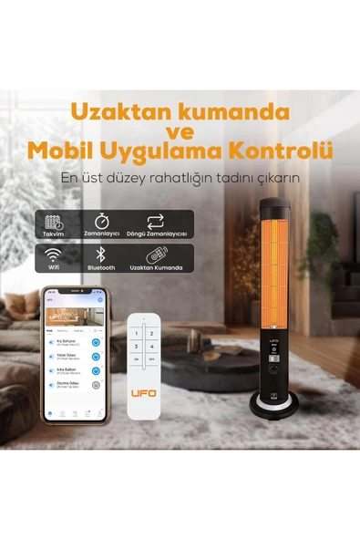 UFO THERAPY SMART 2300 ISTICI 2300W - Resim 4