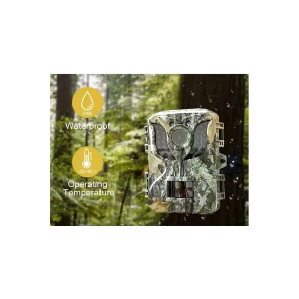 Fotokapan Kamera 16mp Full Hd 1080p Gece Görüşlü 2 Inç Lcd Ekran Su Geçirmez - 4