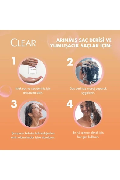 Clear Women Kepeğe Karşı Şampuan Kil Terapisi 350 ml - Resim 5