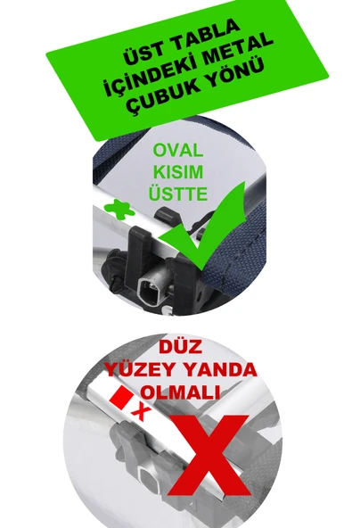 Exent 50x70 cm Kamp Masası Katlanabilir Masa, Piknik Masası, Siyah Taşıma Çantalı-KIRMIZI - 5