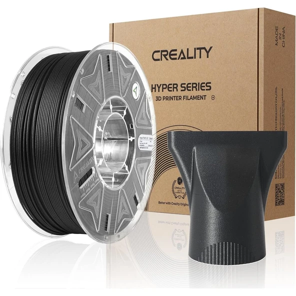 Creality Hyper Paht-Cf Siyah Filament 1.75mm 1Kg - Yüksek Isı ve Karbon Fiber Takviyeli Naylon ürün görseli 1