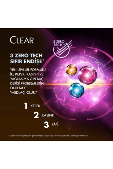 Clear Women Kepeğe Karşı Şampuan Kil Terapisi 350 ml - Resim 4