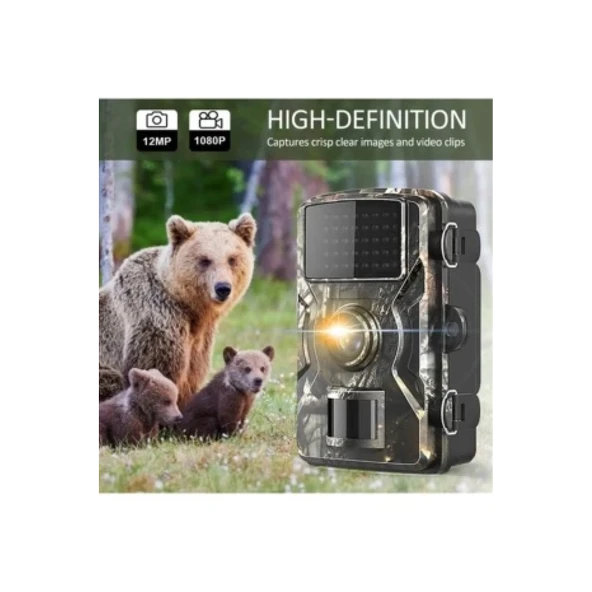 Fotokapan Kamera 12mp 1080p Doğa Ve Outdoor Gece Görüşlü Kamera Su Geçirmez - 6