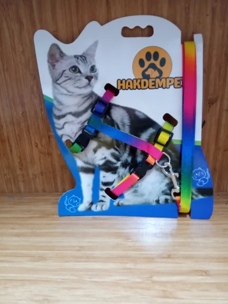 Reflektörlü Kedi Göğüs Tasması - 1