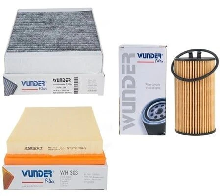 Opel Astra H 2007 - 2013 Model Arası 1.6 Benzinli (XER) Periyodik Filtre Seti Wunder Marka ürün görseli