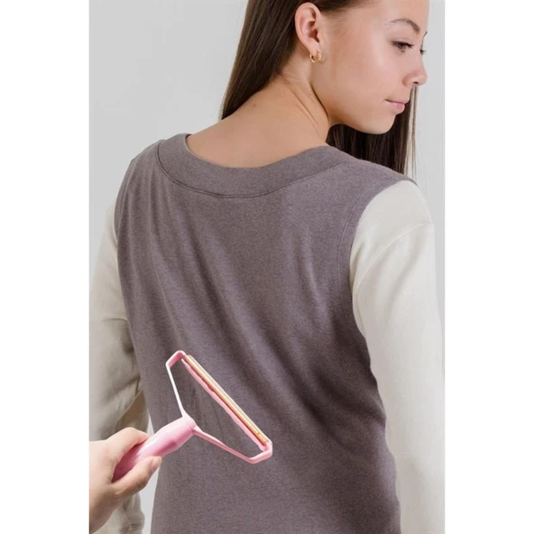 Buffer® Çift Taraflı Elbise Kazak Plastik Kumaş Tüy Alma Ve Tiftik Temizleyici Toplayıcı Taşınabilir - 2