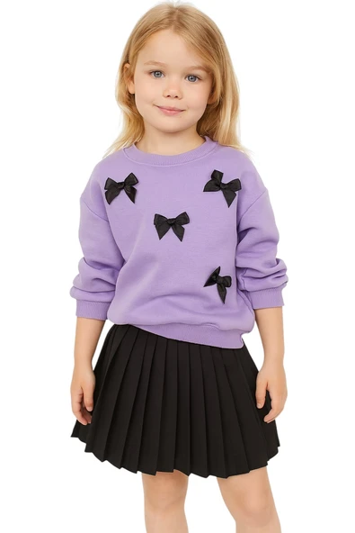 Pileli Etekli Kız Çocuk Takım - 8