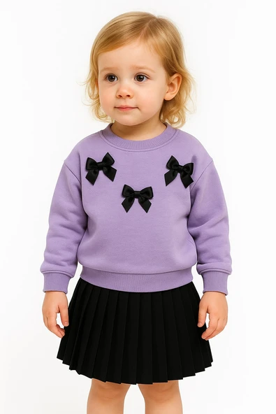 Pileli Etekli Kız Çocuk Takım - 3