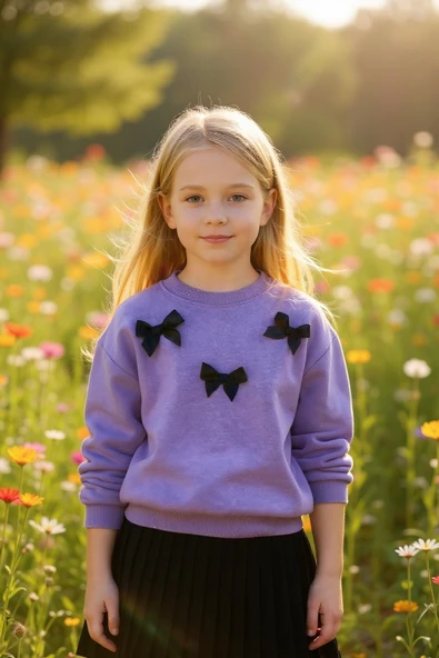 Pileli Etekli Kız Çocuk Takım - 4