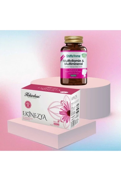 Multivitamin & Multimineral 30 tablet + Ekinezya Çayı 20'li ürün görseli
