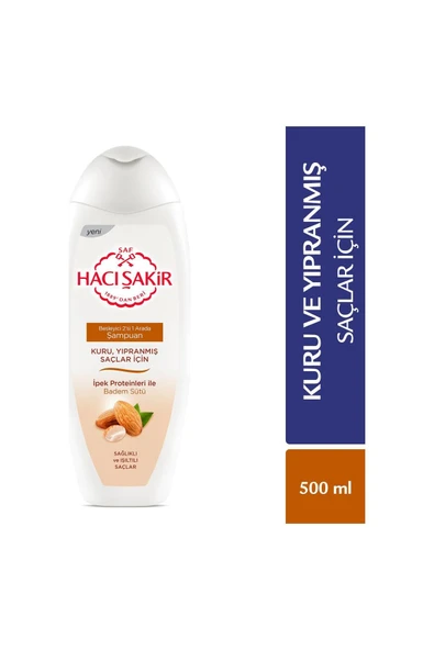 Hacı Şakir Şampuan Badem 2/1 Arada 500 Ml ürün görseli 1