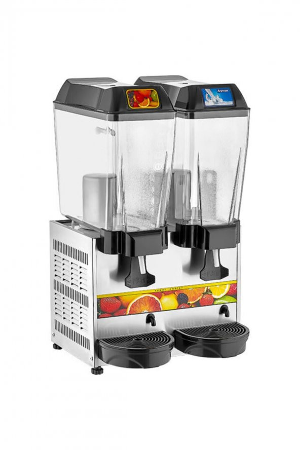 Remta Çiftli Limonata Şerbet+ayran Soğutucu 20+20 Lt - St13