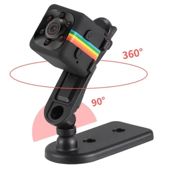 Buffer® Mini Boy Küp Tipi Gece Görüşlü Hd Kaliteli Güvenlik Kamerası - 3