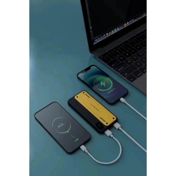 Buffer® 10000 Mah Hızlı Şarj Özellikli Aynı Anda 4 Cihazı Şarj Edebilen Powerbank - 7