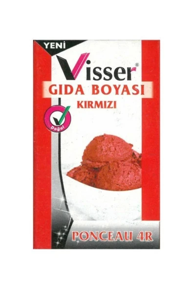 Visser Toz Gıda Boyası 9 Gram - Kırmızı ürün görseli 1