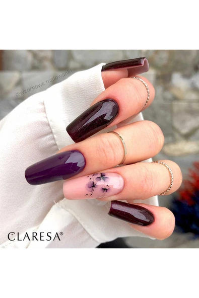 Claresa Kalıcı Oje Puprle Yoğun Mor 621 5gr - Resim 3