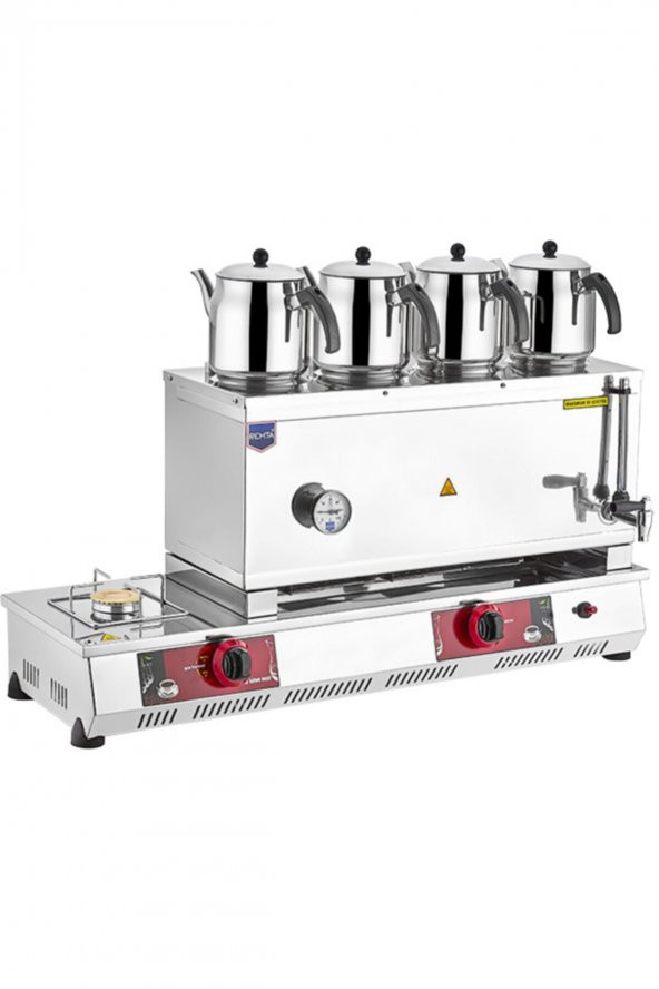 Remta 85 Model 4 Demlikli Lpgli (Tüplü) Ce Belgeli Çay Ocağı 43 Lt - N14