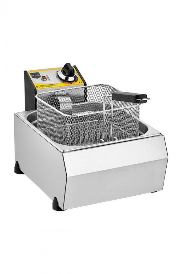 Remta R101 Tekli Fritöz Kapaklı Elektrikli 8 LT